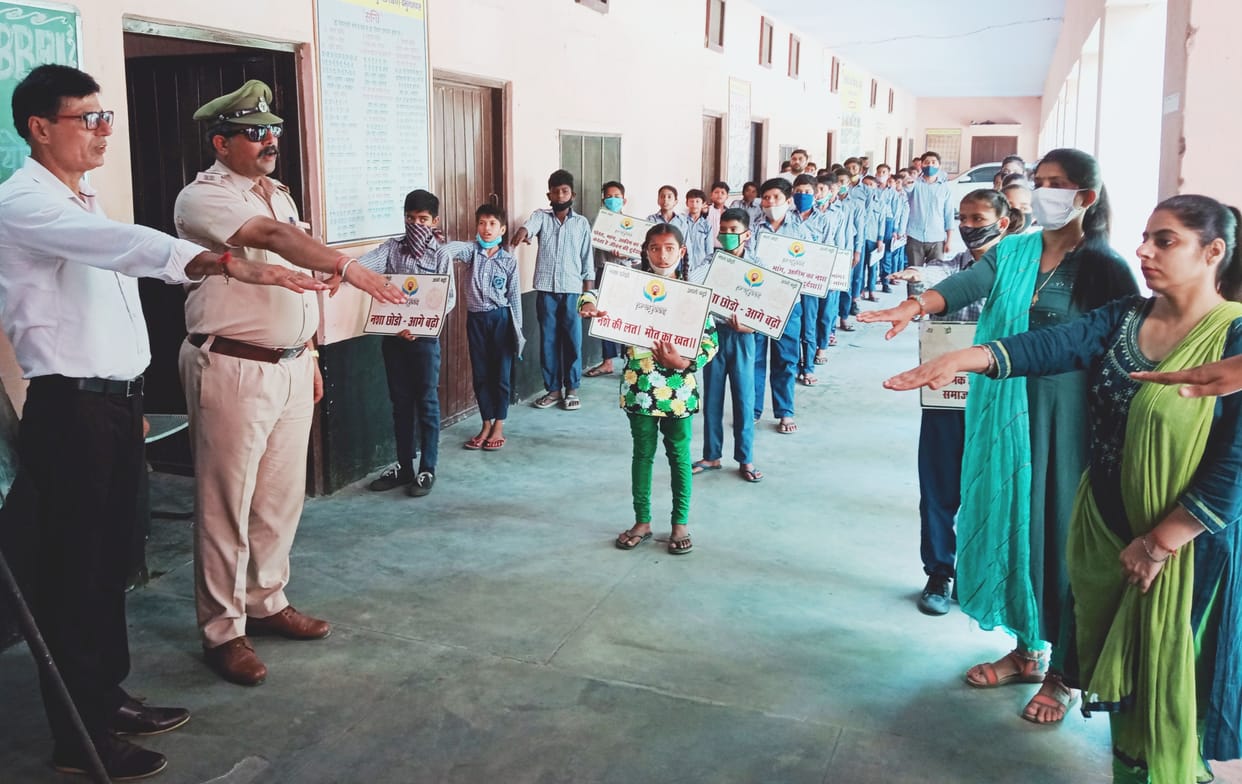Students took oath not to take drugs , Yamunanagar