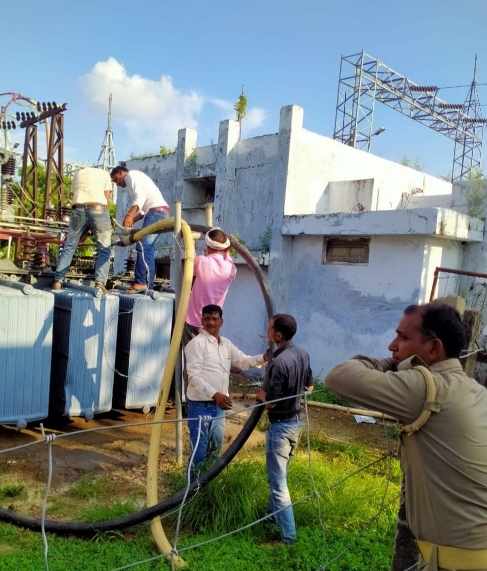 Transformer blew, no electricity for 30 hours