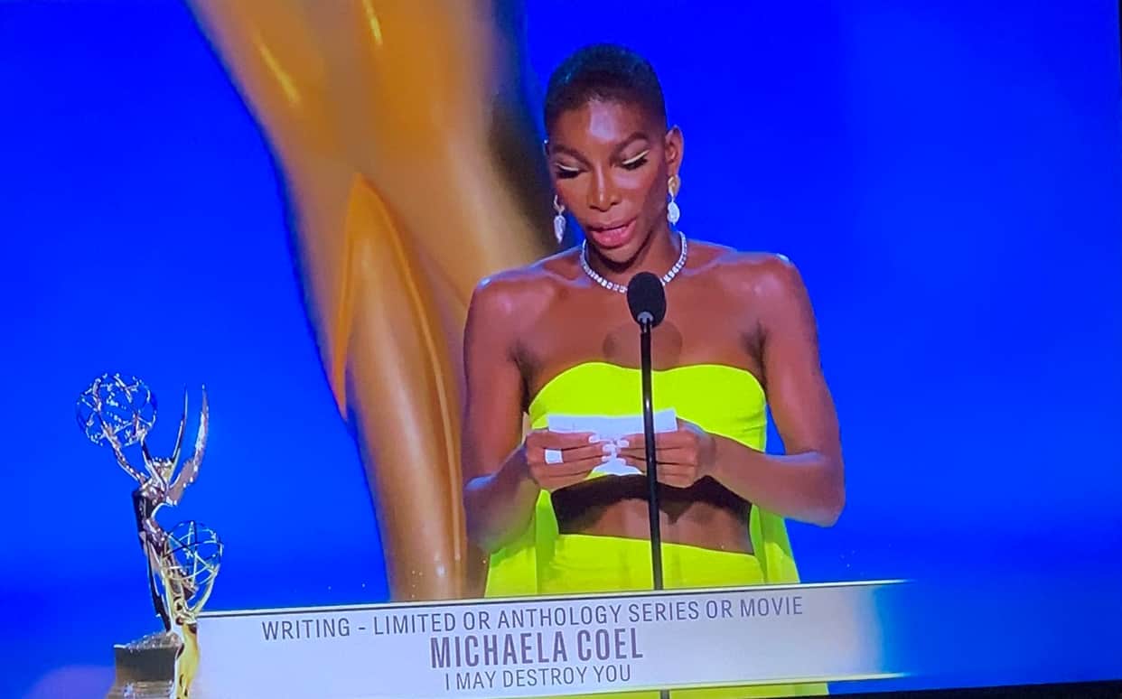 Emmy Awards 2021: Actress Michela Coel honored to Emmy Award for excellent writing, Jason Sudeikis wins four awards in Ted Lasso