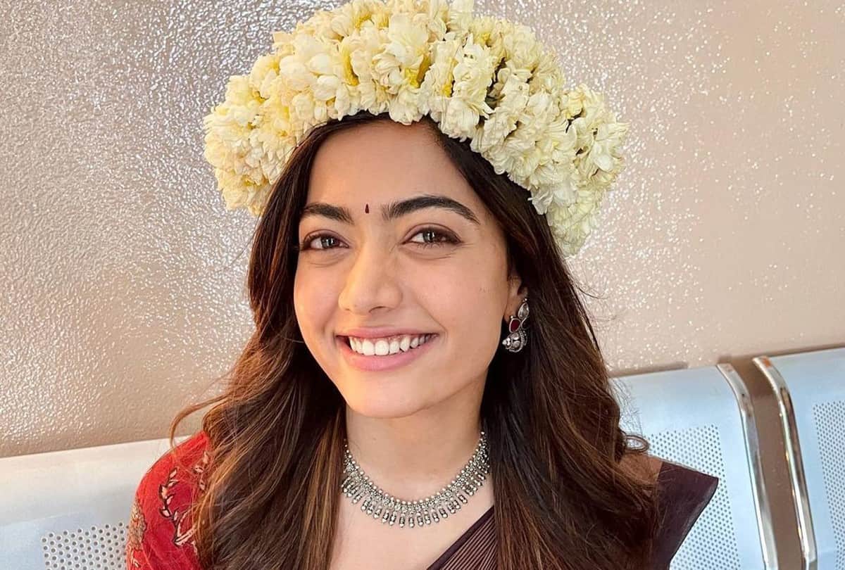 Rashmika Mandanna Traditional look Saree Photos