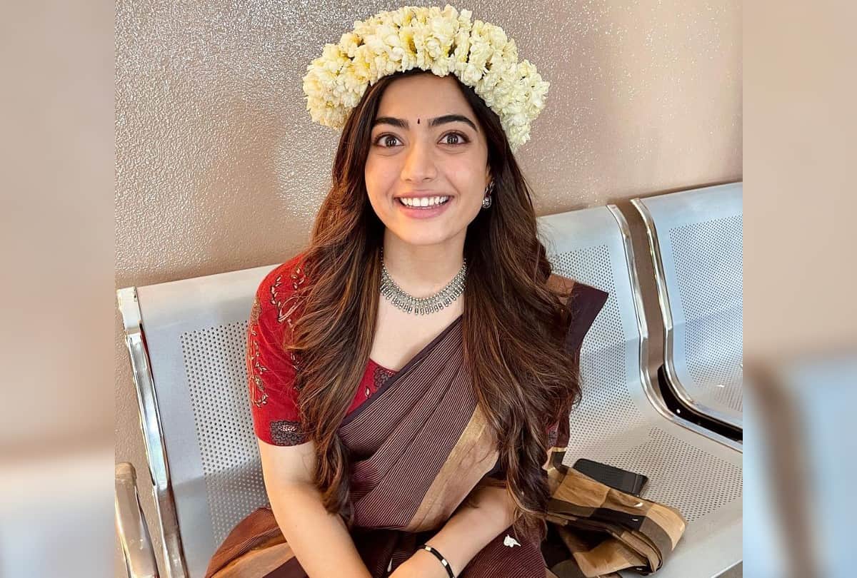 Rashmika Mandanna Traditional look Saree Photos