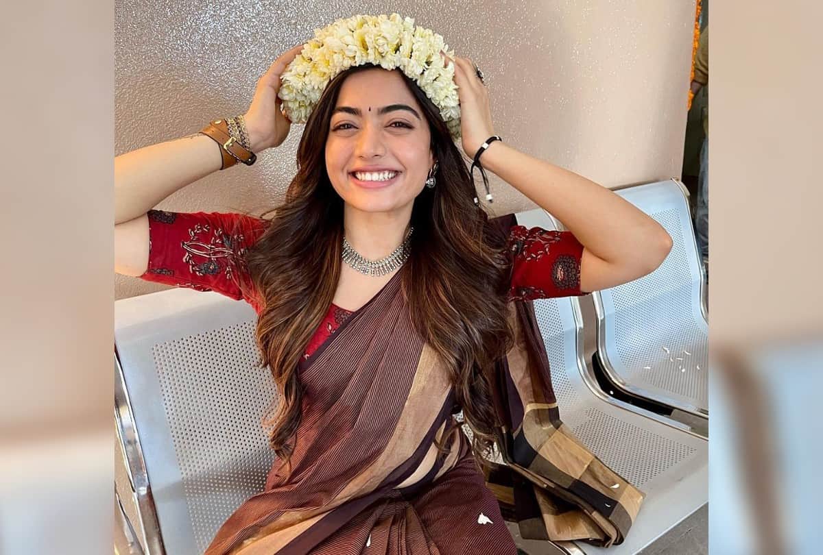 Rashmika Mandanna Traditional look Saree Photos