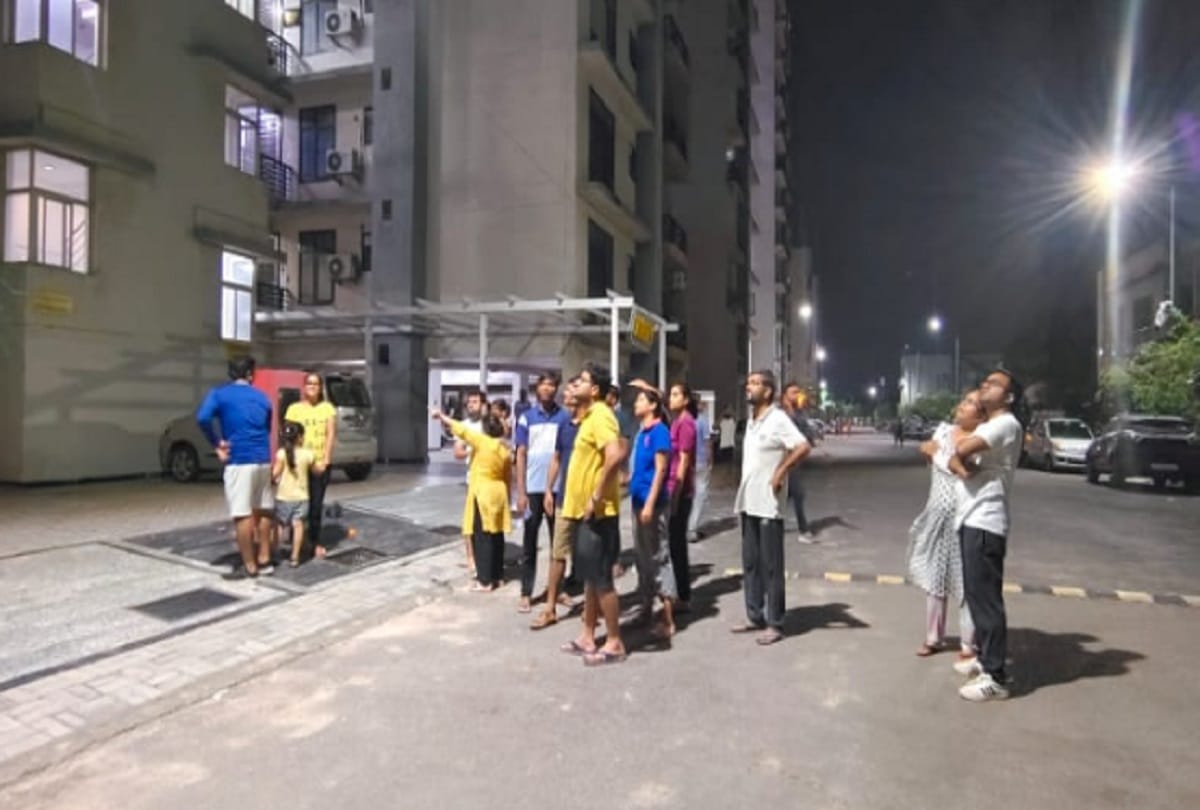 Lucknow: Crack in the tower of Omega Green Apartments