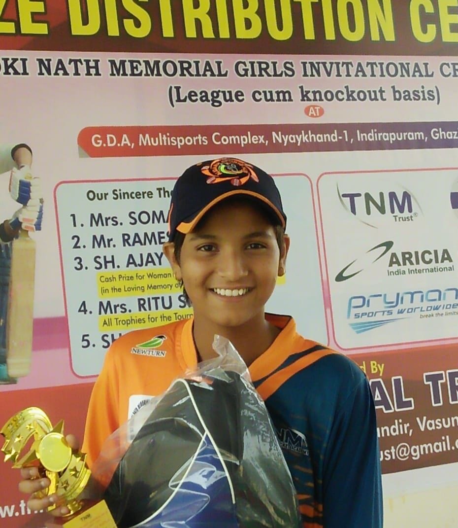 Aligarh's Bhumi Singh selected in UP U-19 women's cricket team