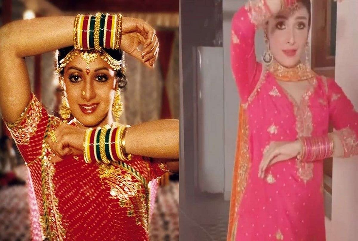 Pakistani actress Ayeja Khan danced to Sridevi's superhit song