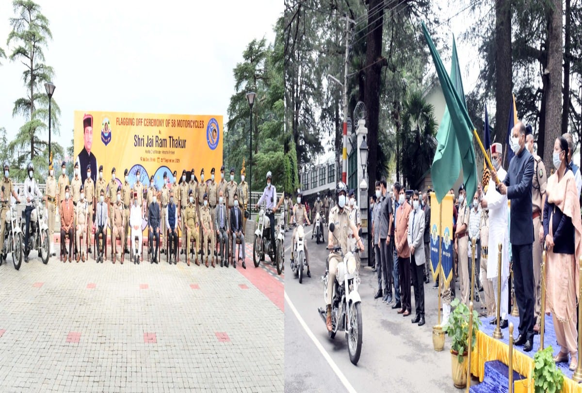 cm JaiRam thakur flagged off 61 vehicles of Police Department