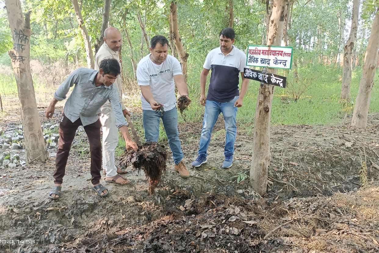 An example of environmental protection has been set by making organic manure