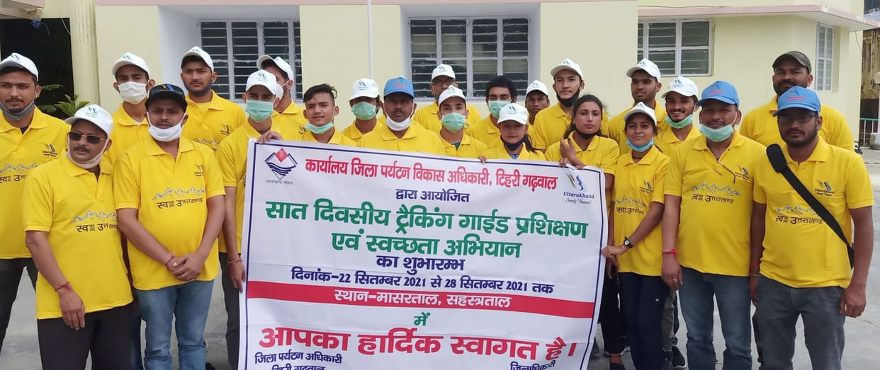 Tourist department team leaves for Khatling Glacier