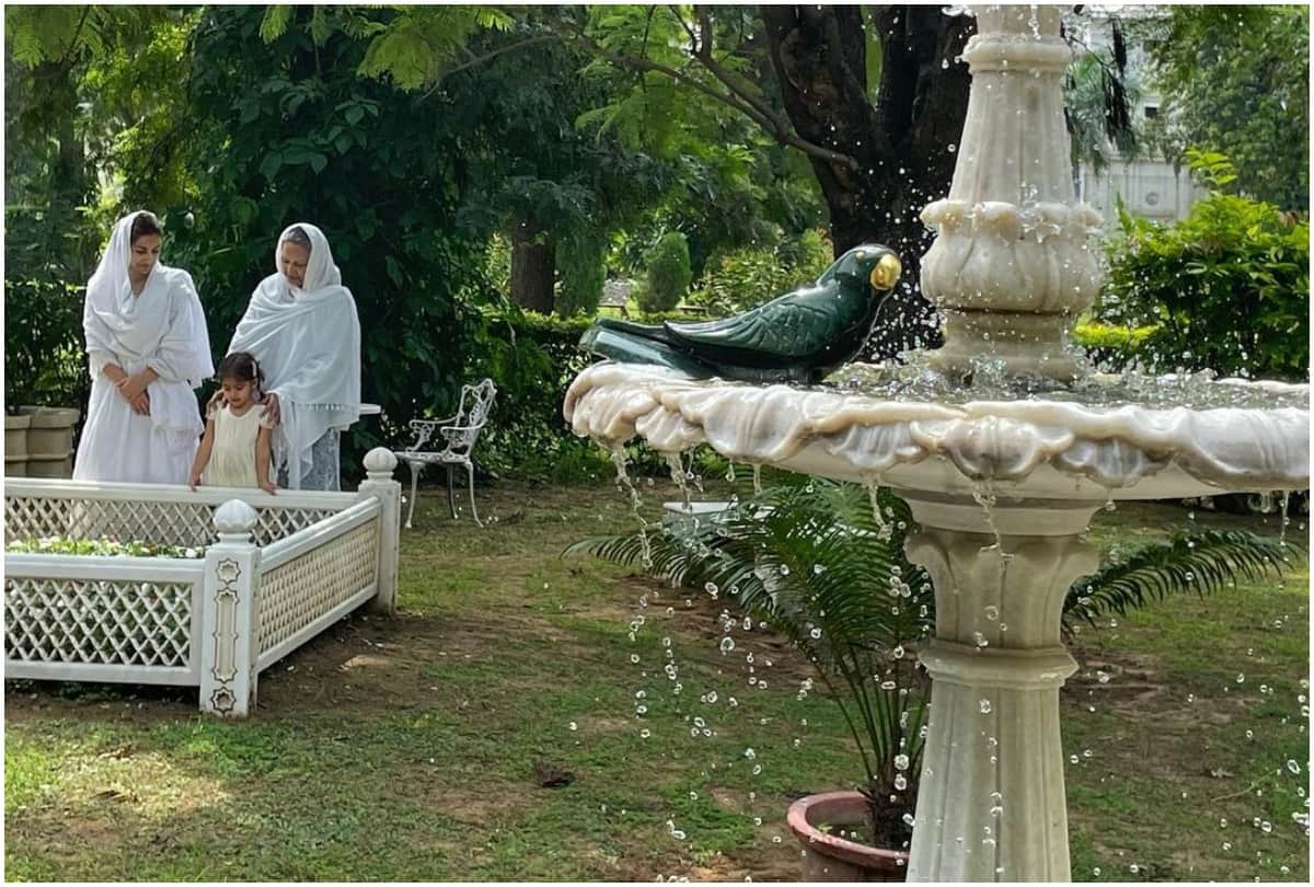 soha ali khan reached at father mansoor ali khan with inaaya and  sharmila tagore to pay tribute on his death anniversary