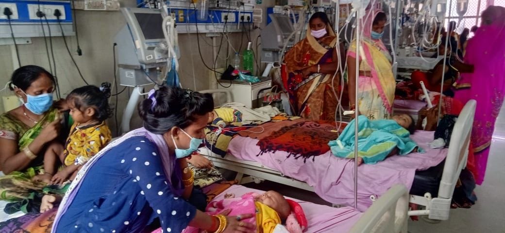 Increase in cold and fever patients