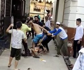 Viral video of beating of Divyang