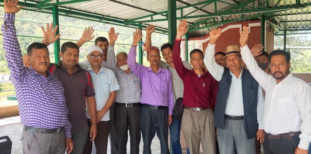 Protest by PDS Vendor