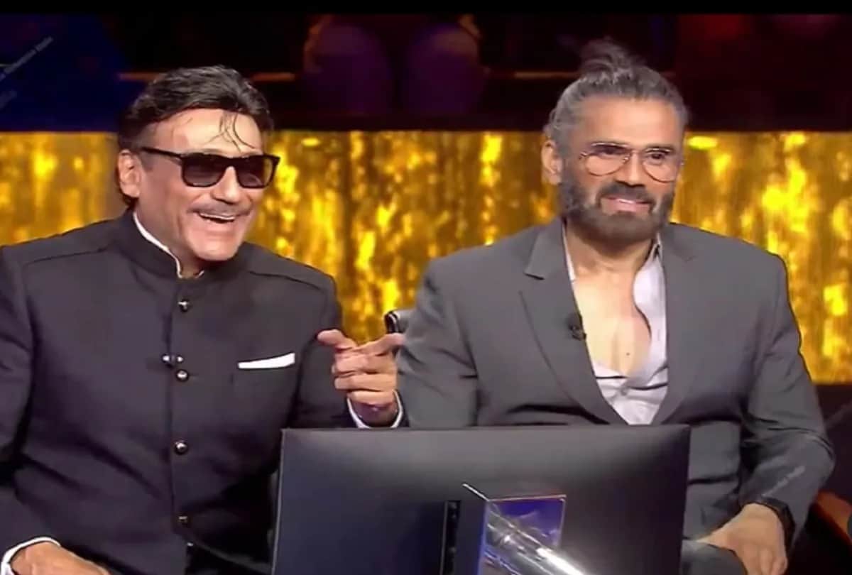 kaun banega crorepati 13 jackie shroff reveals suniel shetty gave his house for his father treatment amitabh bachchan and other gets emotional