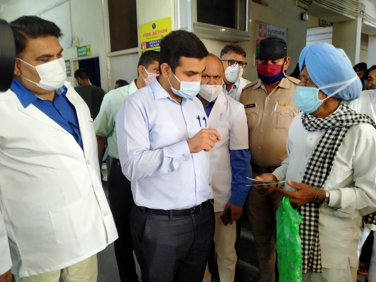 Lines of patients will not be outside in OPD, Deputy Commissioner gave instructions to install token system