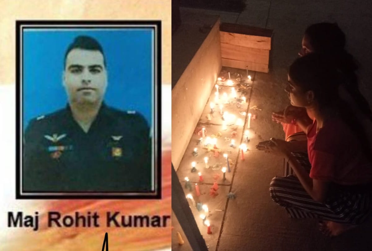 jammu kashmir udhampur helicopter crash martyr major rohit was from greater noida family earlier gets his injury news