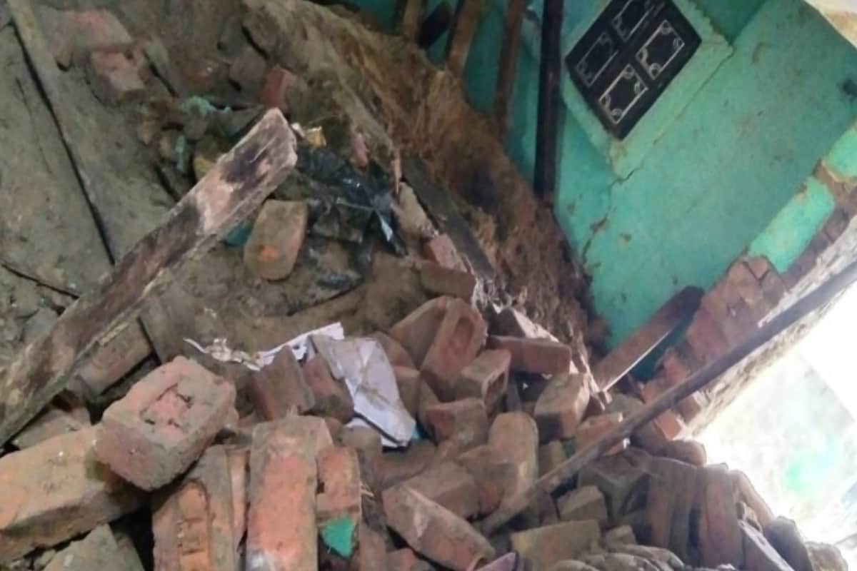 UP Weather Today: Heavy rain in many districts of western UP, roof collapse of a house in muzaffarnagar