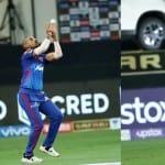 शिखर धवन कैच लेने के बाद