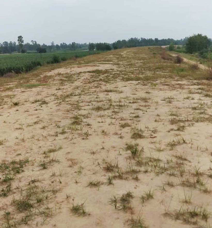 The work of the railway corridor hangs in the balance without soil