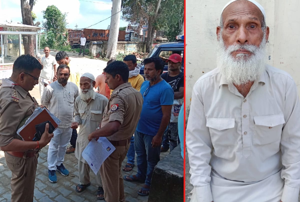Neighbors occupied land after declaring living elderly Noor Mohammad dead at Gorakhpur