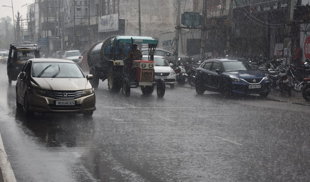 The rain washed away the claims, jammed