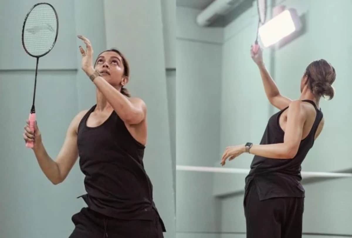 Viral Video: Deepika Padukone played badminton with PV Sindhu asked in the caption Guess who won