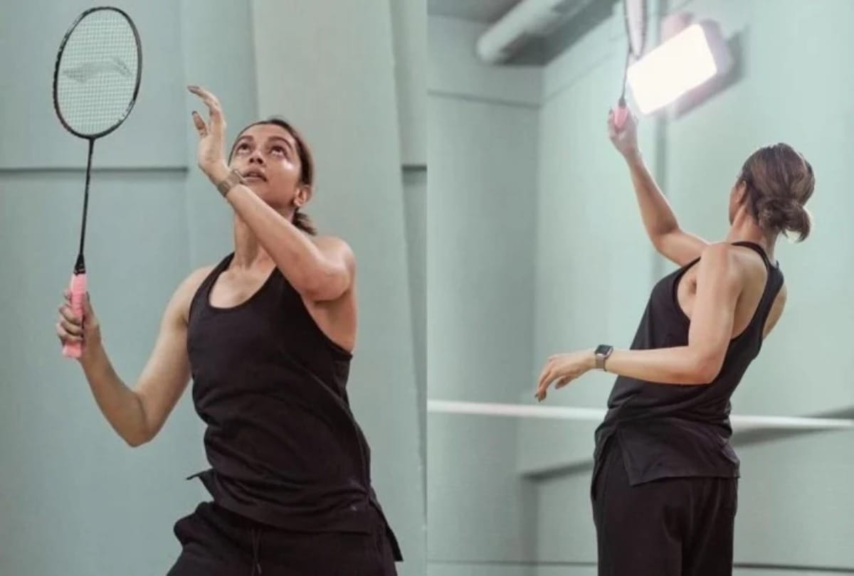 Viral Video: Deepika Padukone played badminton with PV Sindhu asked in the caption Guess who won