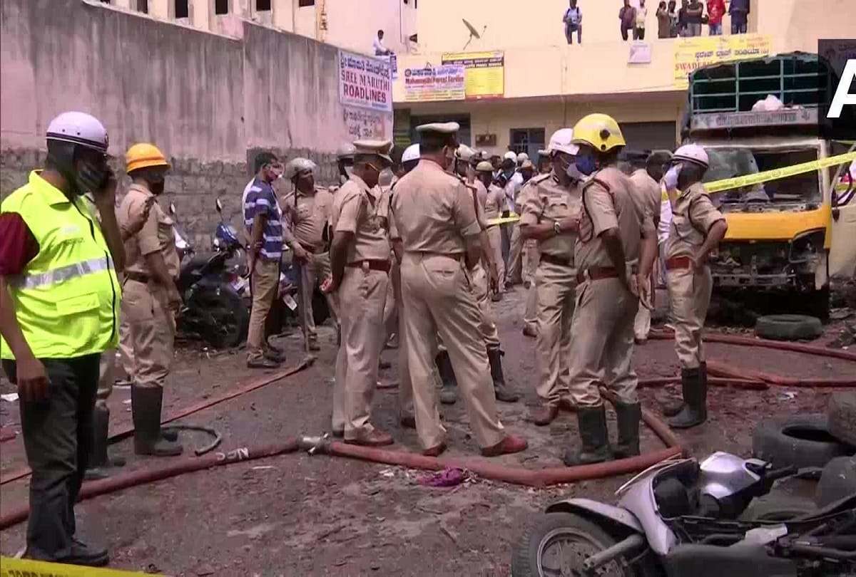 Three people killed, four others injured in a blast at a firecracker storage facility in New Tharagupet area of Bengaluru