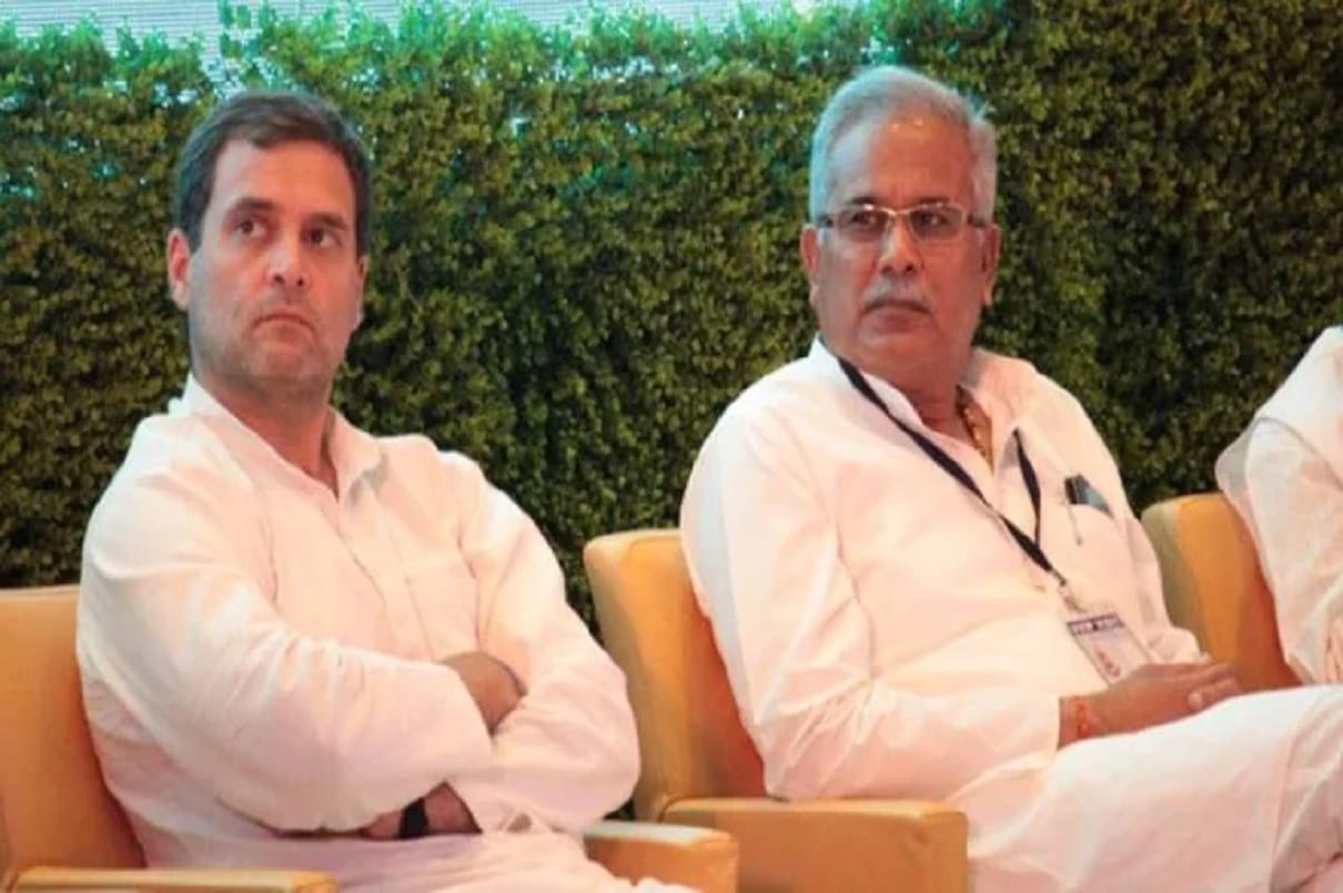 UP election 2022: Chhattisgarh CM Bhupesh Baghel met Congress General Secretary Priyanka Gandhi and President Sonia Gandhi in Delhi