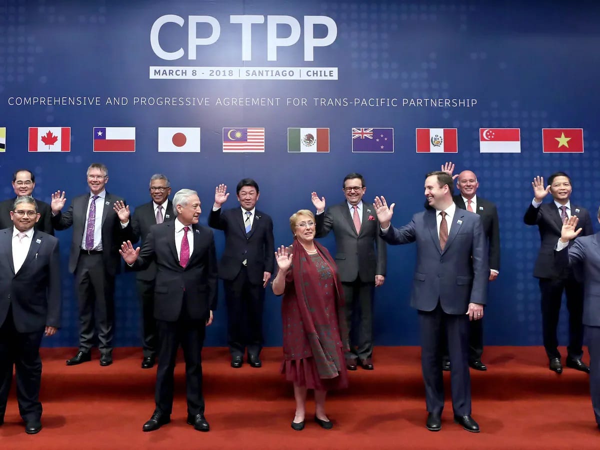 After china, taiwan also apply for comprehensive and progressive agreement CPTPP for transpacific partnership