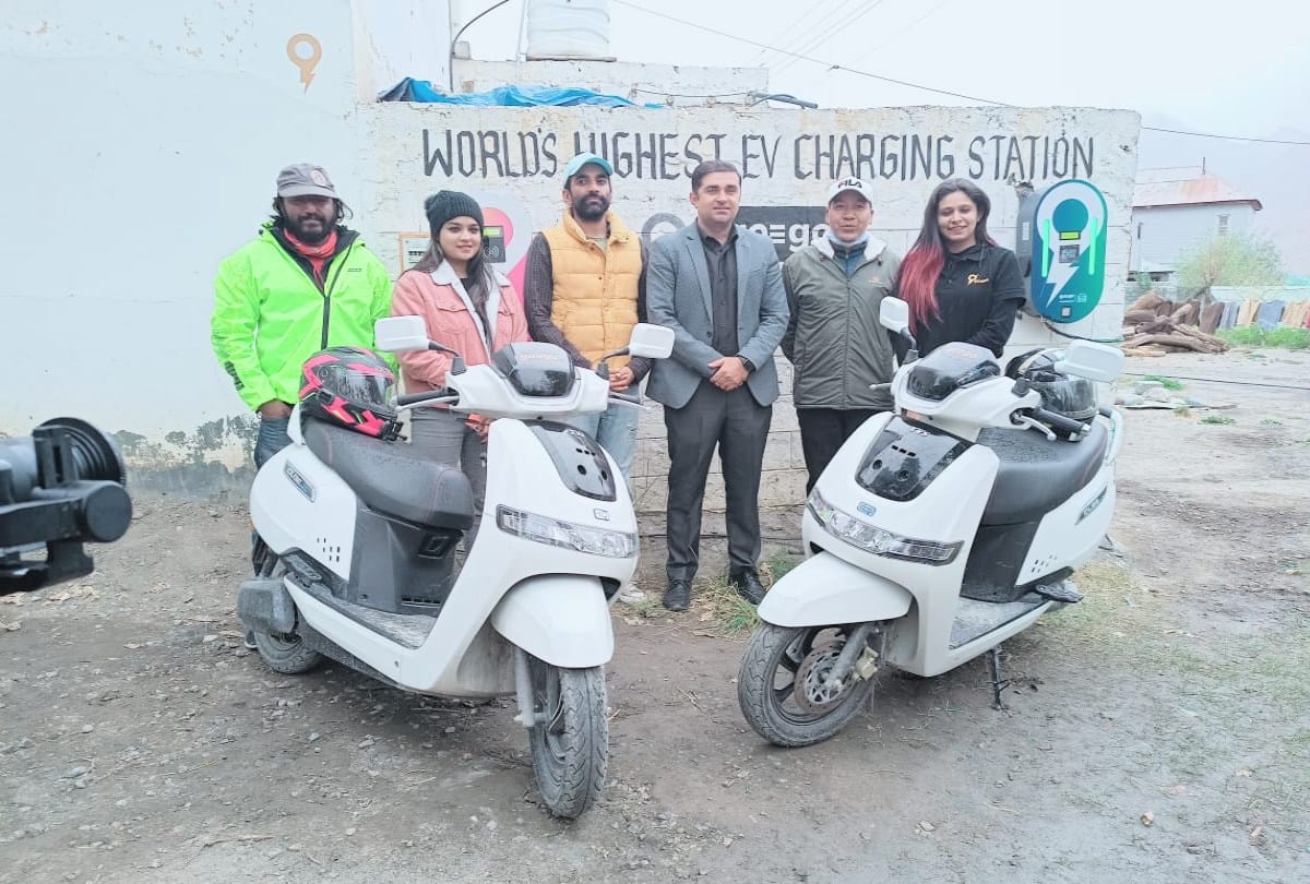 World's highest electric vehicle charging station started in Kaza