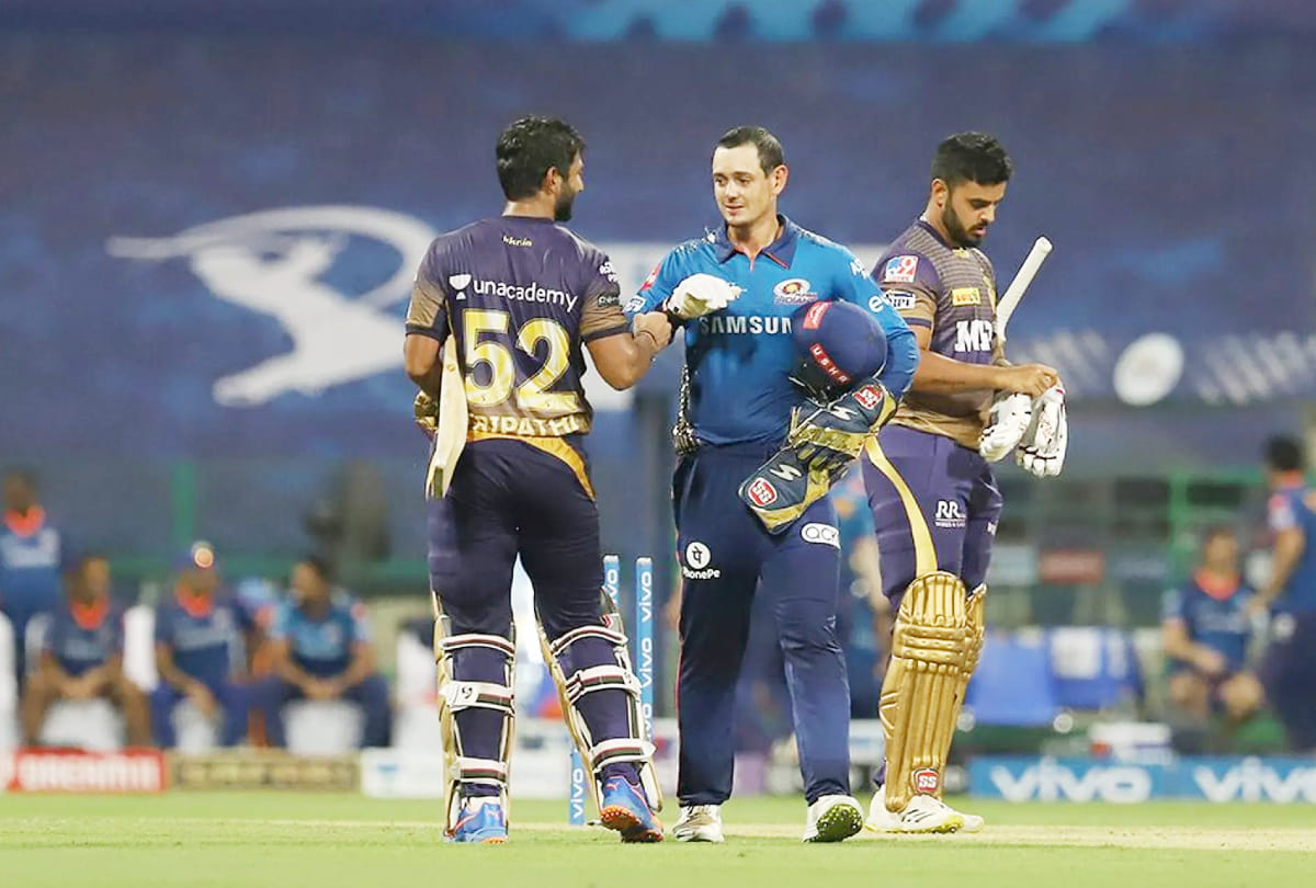 MI vs KKR: Kolkata's second consecutive win, Venkatesh played a stormy innings, Tripathi remained unbeaten on 74