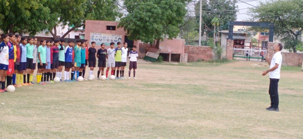 Coaches will give football training to daughters only for three days in a month