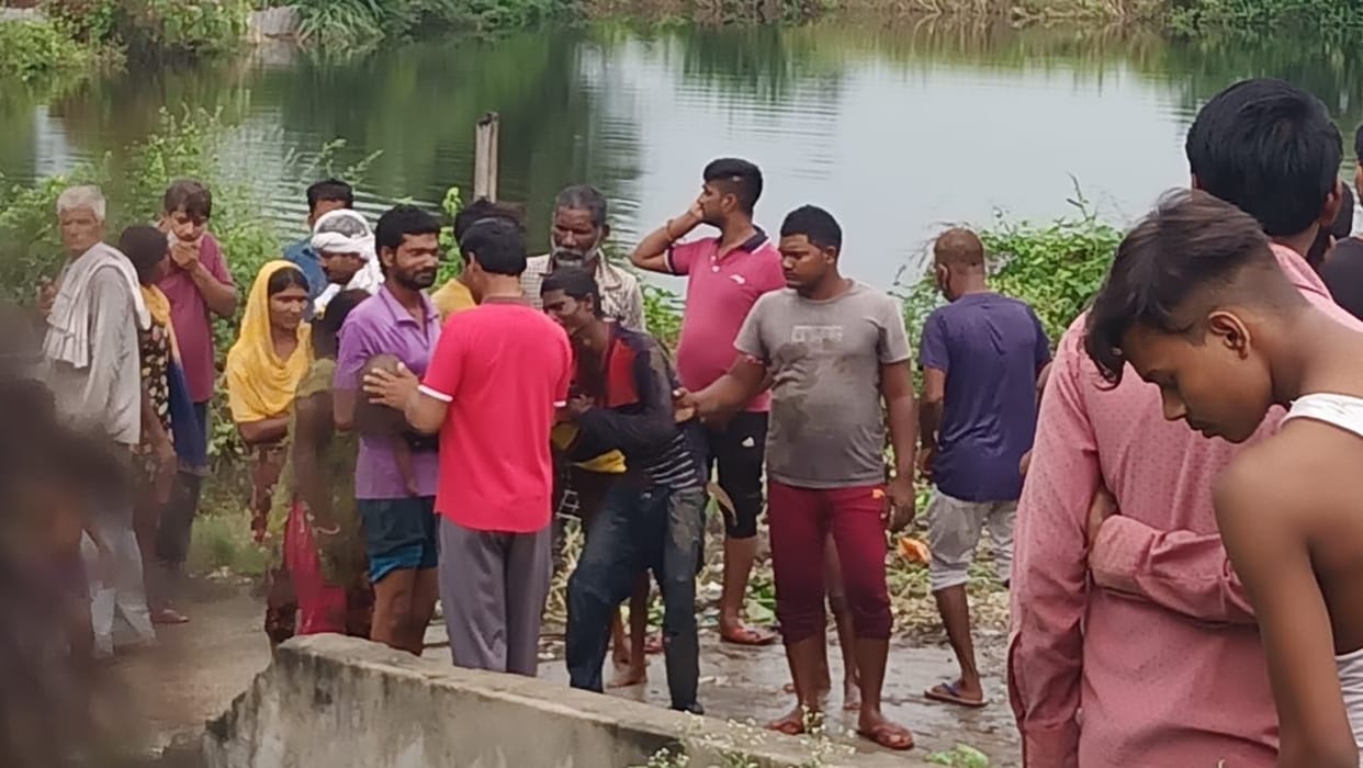 Child dies due to drowning in rain water