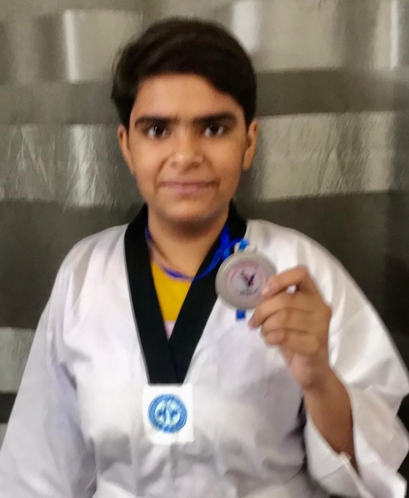 Shreya won silver medal in State Junior Championship