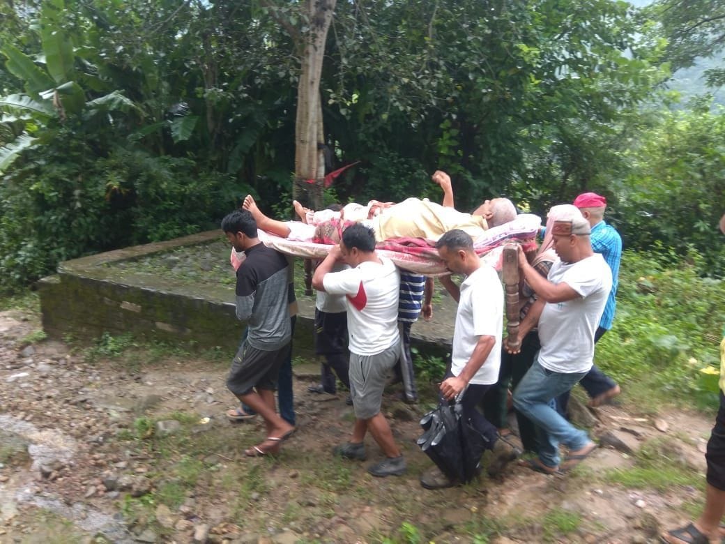 Road in bad shape in ladbharol