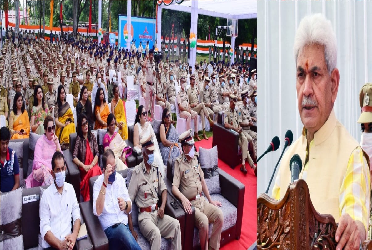 Cycle rally leaves for Rajghat Lieutenant Governor said in next 25 years new Jammu and Kashmir will have an important place in development