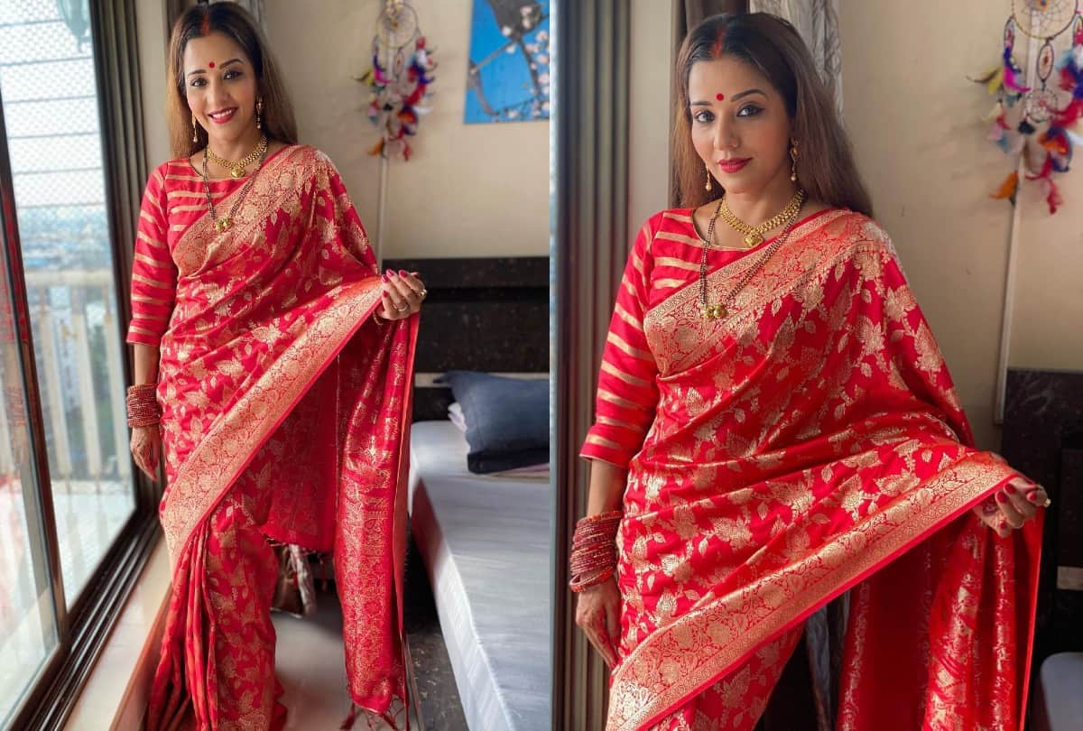 Bhojpuri Actress Monalisa shared picture with husband Vikrant Singh on Social Media