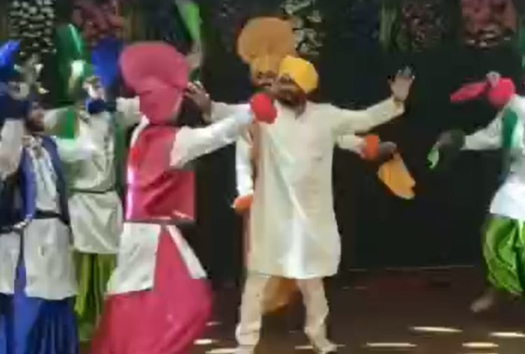 Punjab Chief Minister Charanjit Singh Channi did Bhangra at Punjab Technincal University of Kapurthala