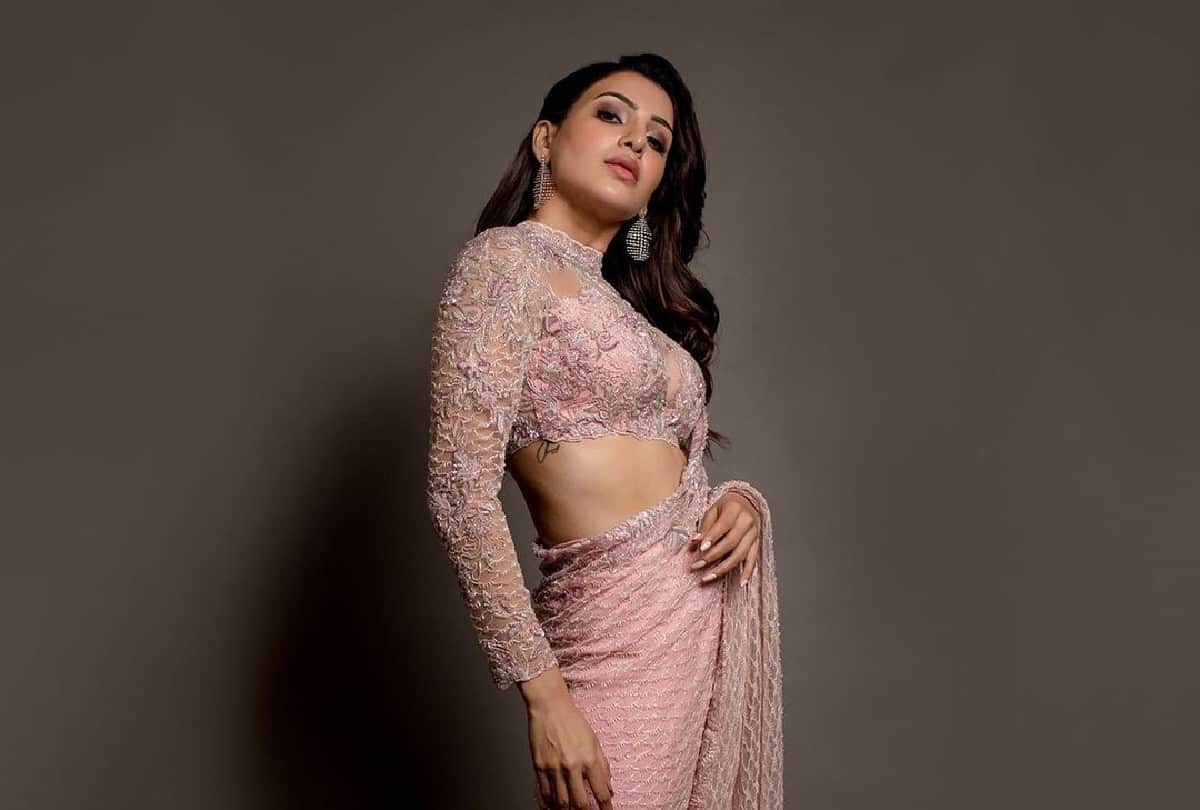 Nagarjuna daughter in law Samantha Akkineni traditional look in saree Pics
