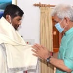 केंद्रीय खाद्य प्रसंस्करण उद्योग मंत्री पशुपति कुमार पारस, उप-राज्यपाल मनोज सिन्हा