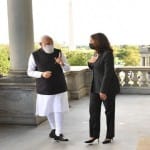 PM Modi with US Vice President Kamala Harris