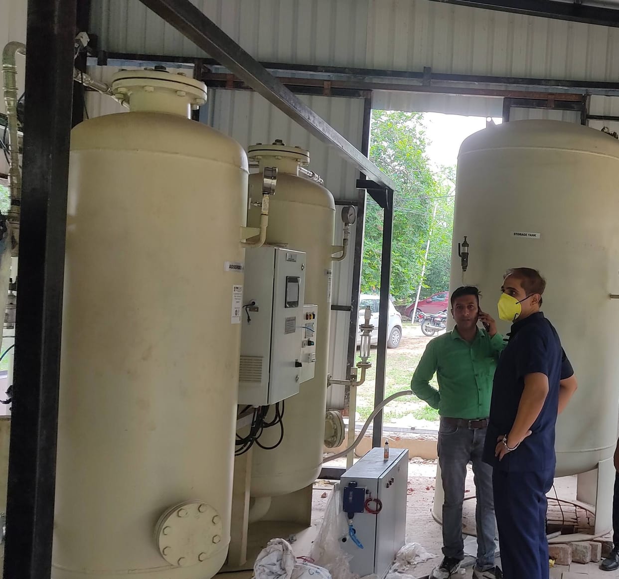 Fatehabad Oxygen Plant's 93 and Tohana's 95 percent purity