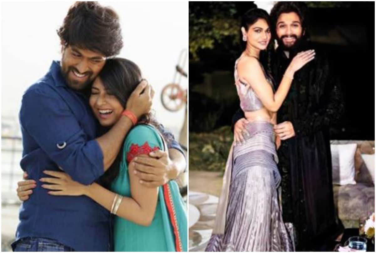 Rocking star yash to allu arjun these south actors married their first love see photos