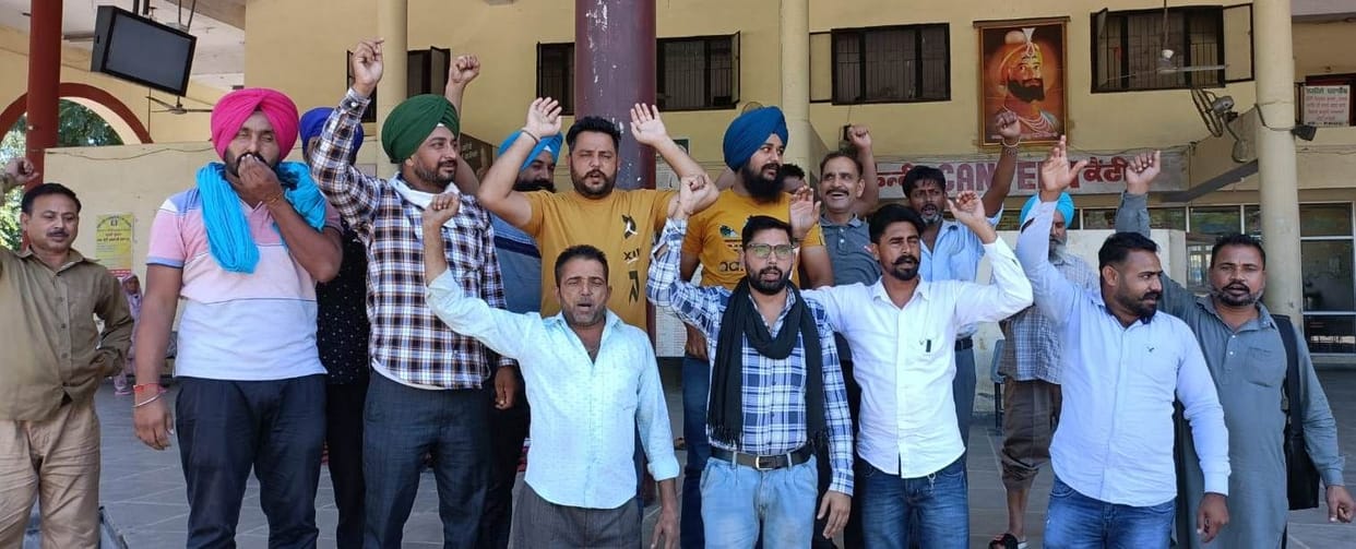 Employees went on strike by locking Nangal depot