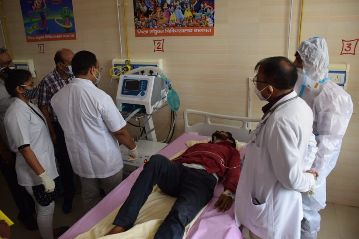 Oxygen did not reach the ventilator, the pipeline found torn down