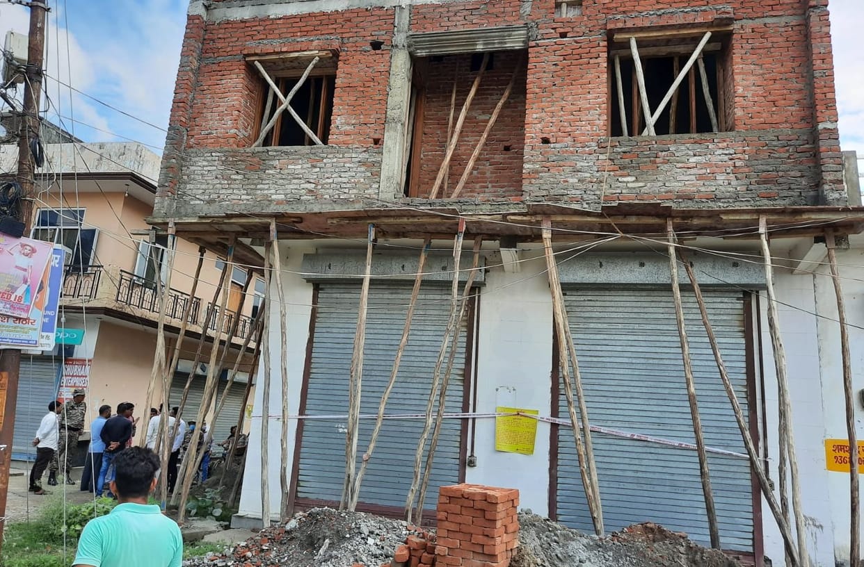 construction sealed by BDA
