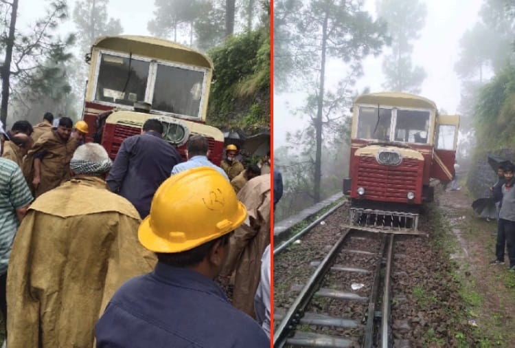 Rail Motorcar Got Derailed after Stone Fell on Kalka-Shimla Track