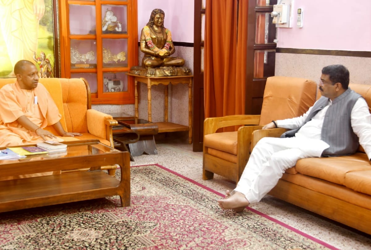 BJP mission 2022 UP election incharge Dharmendra Pradhan and CM Yogi campaigned for assembly elections