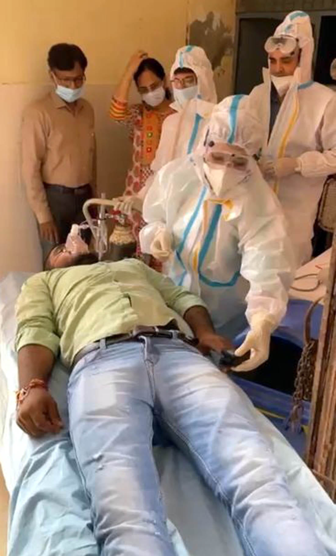 Mockdrill in Kovid Hospital