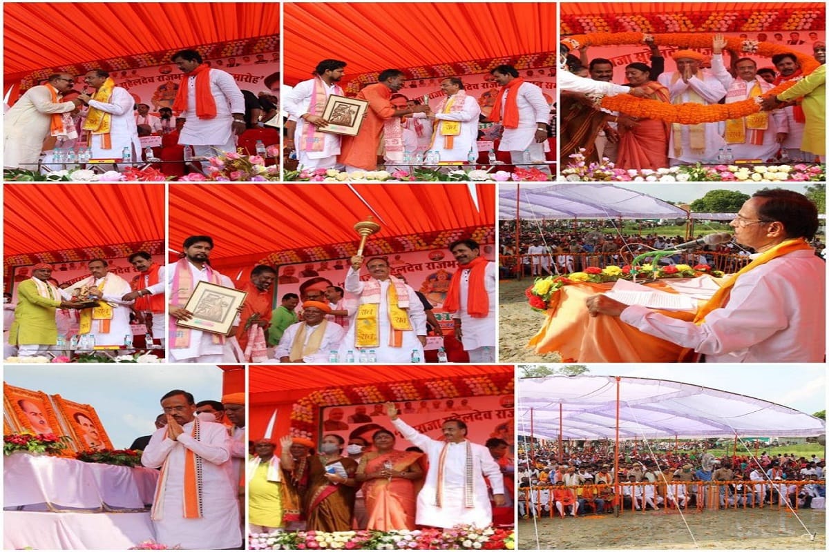 Deputy Chief Minister Dr. Dinesh Sharma said in Ghazipur opposition wants to divide up on the basis of caste religion